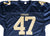 Image of a Personalized Jersey with Pre-Cut Numbers 6" Black - Pro Block