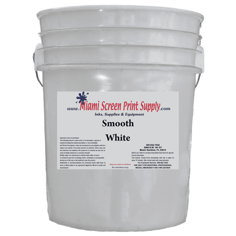 Smooth White Plastisol Ink | Miami Screen Print Supply