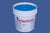 Image of a 5-gallon container of Aqua 1244 plastisol ink with a label displaying the color name and size. 