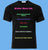 Image of t-shirt listing printable fabrics for water base ink for screen print