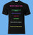 Image of t-shirt listing printable fabrics for water base ink for screen print