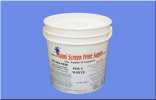 White Screen Printing Inks at Miami Screen Print Supply!