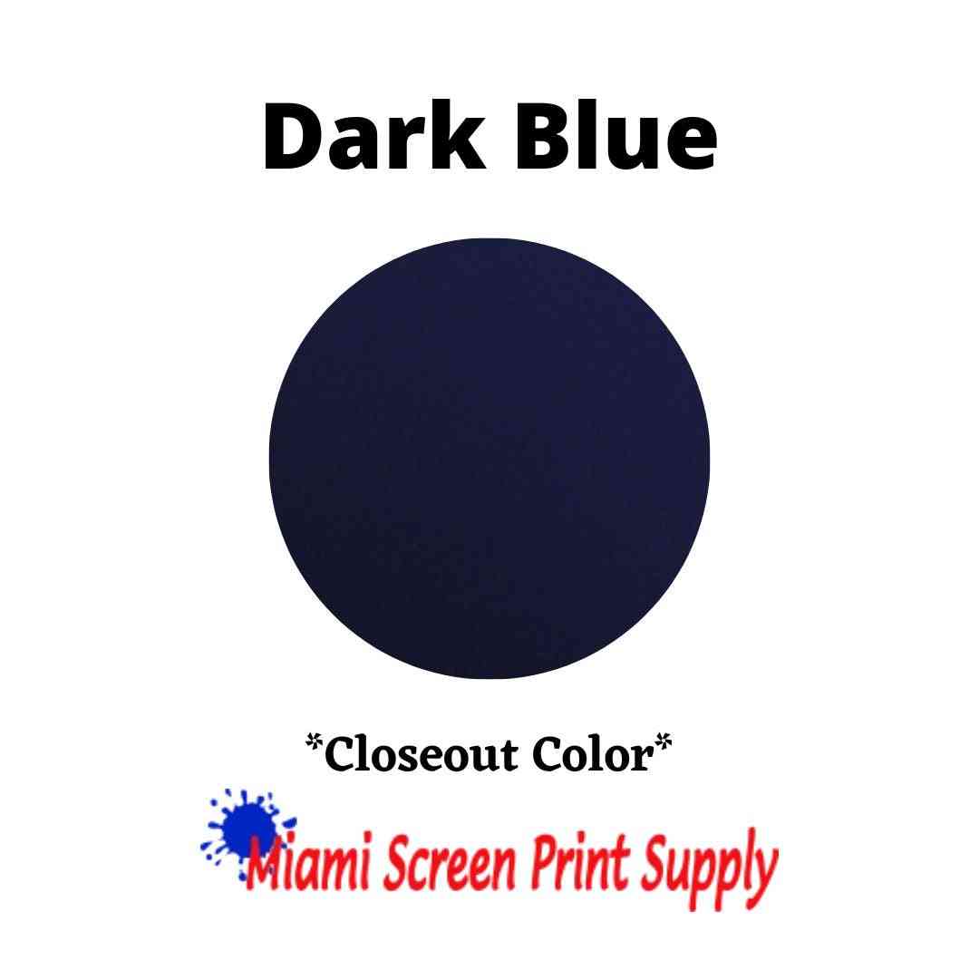 Plastisol Inks 5 Gallons - Dark Blue closeout screen printing ink. High-volume ink with rich, deep blue color for professional use.