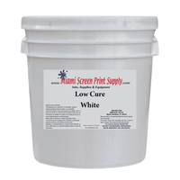 Low Cure White ink container for screen printing