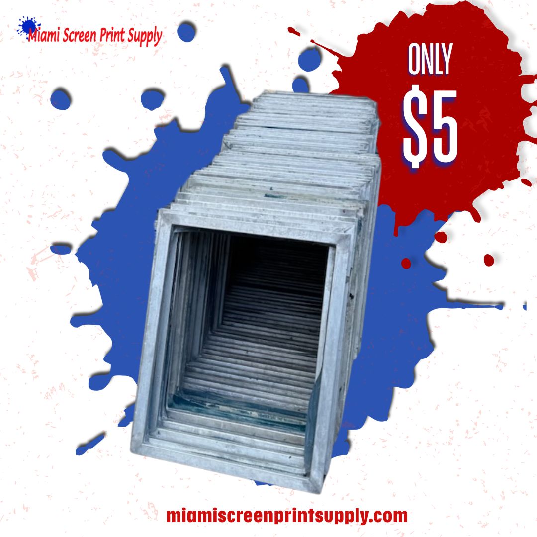 Used No Mesh 23 x 31 Frames