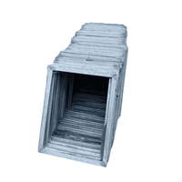 Stack of 23x31 reusable screen frames with no mesh, ideal for screen printing and crafting. Durable aluminum design for long-lasting use.