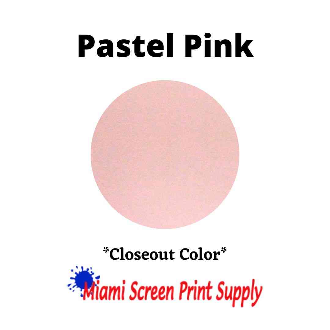 Plastisol Inks 5 Gallons - Pastel Pink closeout ink for screen printers. Delicate pastel tone perfect for bulk production.