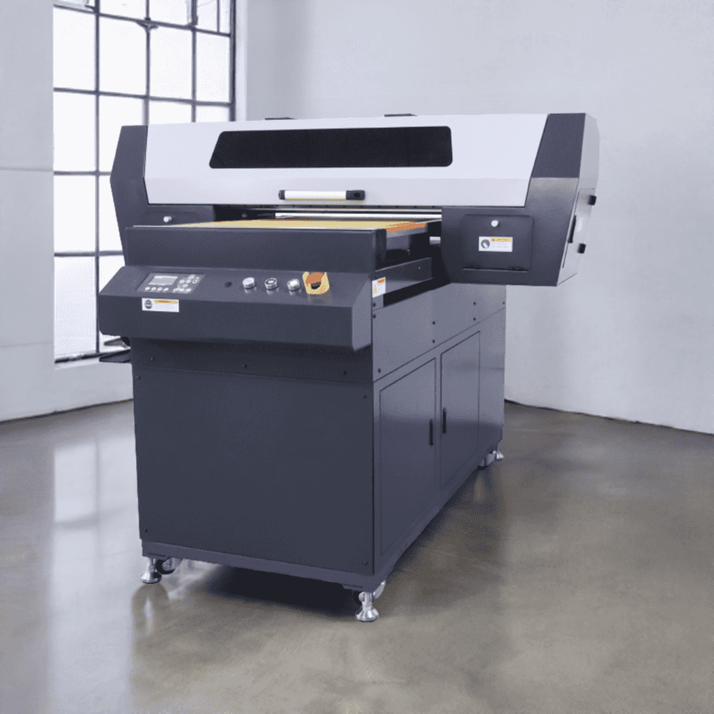 AIT Screen Pro 600 in a modern industrial setting, emphasizing its efficiency for streamlining screen preparation processes.