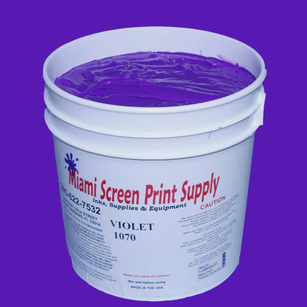 Printmaking Ink Violet Color Standard Plastisol Ink Colors at Miami Screen Print Supply