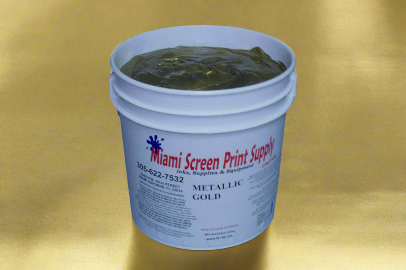 Metallic Gold Ink - Stunning Prints – Miami Screen Print Supply