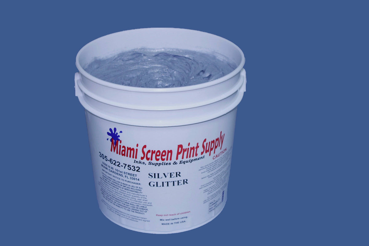 Sparkle Ink Silver Glitter Ink for Garments - Sparkling Shine – Miami Screen Print ...
